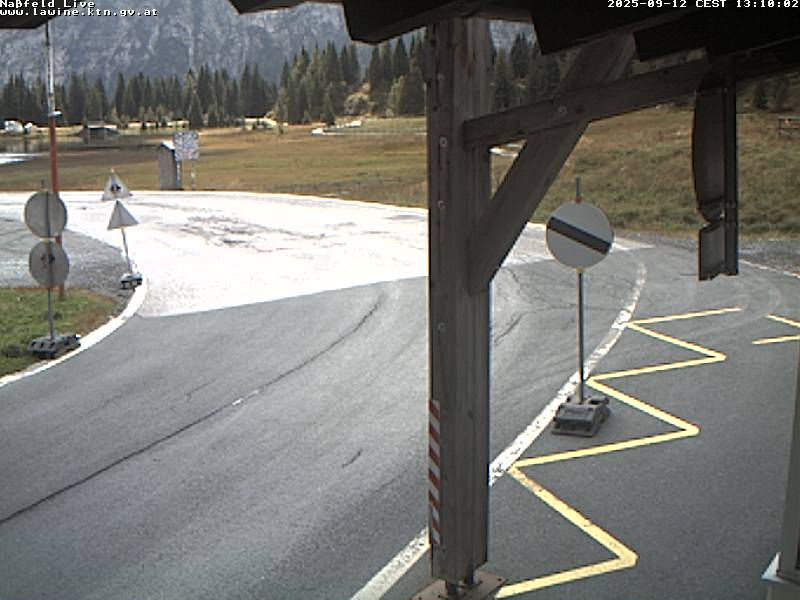 immagine della webcam nei dintorni di Monte Lussari: webcam Pontebba
