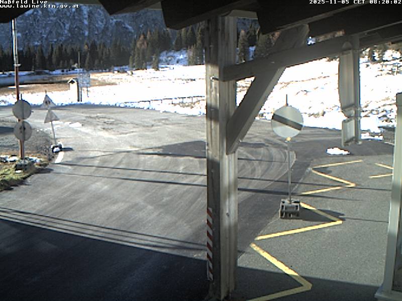 immagine della webcam nei dintorni di Sella Nevea: webcam Pontebba