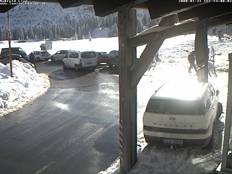 immagine della webcam nei dintorni di Sella Nevea: webcam Pontebba