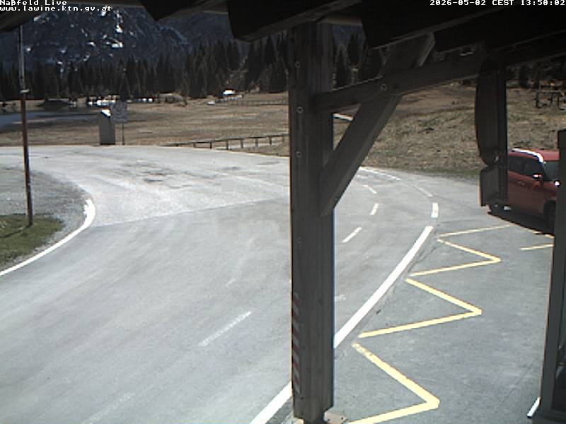 immagine della webcam nei dintorni di Monte Lussari: webcam Pontebba